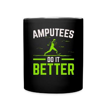 Les amputés rendent l’amputation meilleure Amputation Amputé - Mug uni - noir - Devant