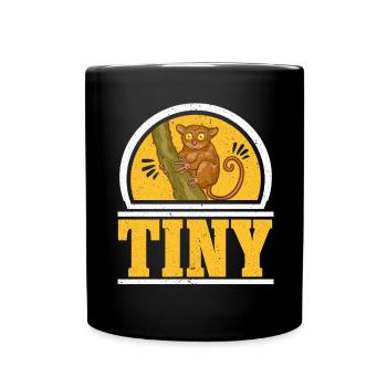 Tarsier Liebhaber Wildtier Tier Tarsier Flüsterer - Tasse einfarbig - Schwarz - Vorne