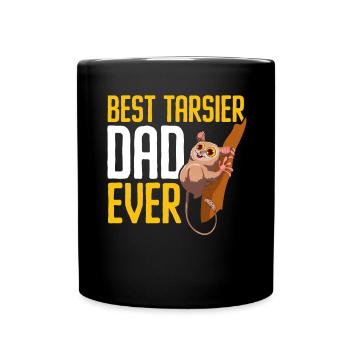 Tarsier Dad Tier Tarsier Whisperer Vatertag - Tasse einfarbig - Schwarz - Vorne