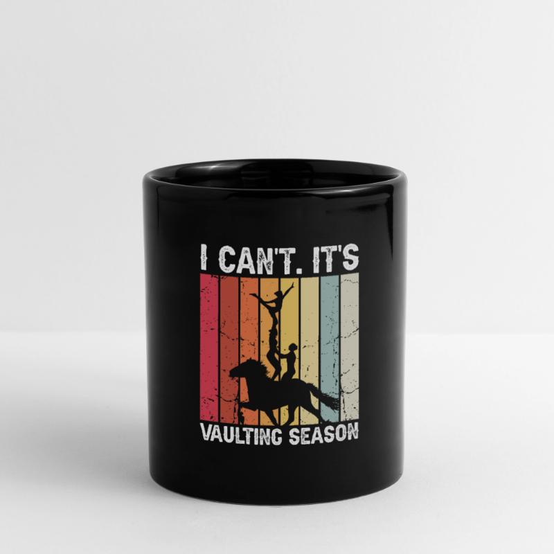 Conception de voûte et conception de chevaux de voûte Mug uni