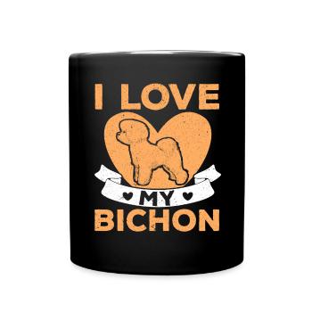 Bichon Frise Dog Lover Dog Breeder chiot Pfo - Mug uni - noir - Devant