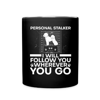Bichon Frise Dog Lover Dog Breeder chiot Pfo - Mug uni - noir - Devant