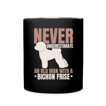 Bichon Frise Dog Lover Dog Breeder chiot Pfo - Mug uni - noir - Devant