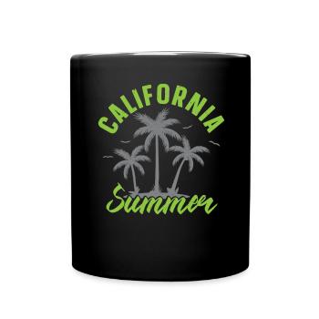 Californie Été États-Unis État d’Amérique Californie - Mug uni - noir - Devant