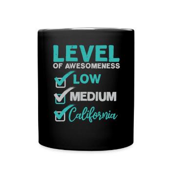 California USA State of America Travel Californians - Full Colour Mug - black - Front