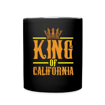 Roi de Californie États-Unis État d’Amérique Californie - Mug uni - noir - Devant