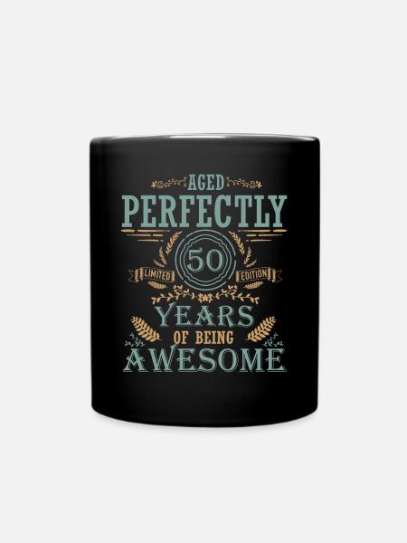 50 ans, né en 1972 - Mug uni - noir