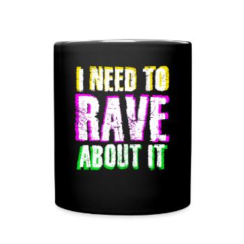 Raver Festival Techno Rave - Mug uni - noir - Devant