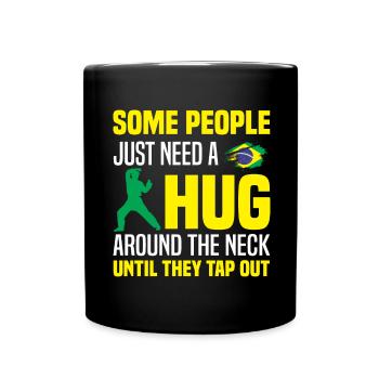 Martial Arts BJJ Brazilian Jiu Jitsu - Tasse einfarbig - Schwarz - Vorne