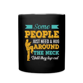 Martial Arts BJJ Brazilian Jiu Jitsu - Tasse einfarbig - Schwarz - Vorne
