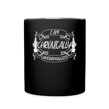 Câlins sans cactus Câlins sous-cramponnés - Mug uni - noir - Devant