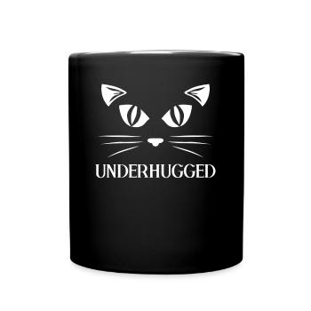 Câlins sans chat Sous-câlins Embrassez-moi - Mug uni - noir - Devant