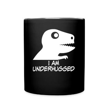Câlins sans dinosaures sous-câlins Embrassez-moi - Mug uni - noir - Devant