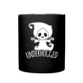 Sensenmann Free Hugs Underhugged Hug - Tasse einfarbig - Schwarz - Vorne