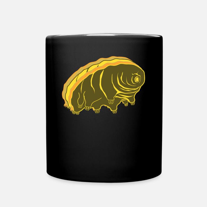 Tardigrade Wasserbär Retro Tardigrades - Tasse einfarbig - Schwarz