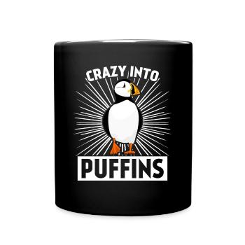 Puffin Papageientaucher Macareux moines - Mug uni - noir - Devant