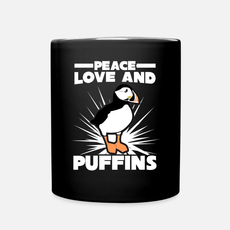 Puffin Puffin Disant Macareux - Mug uni - noir