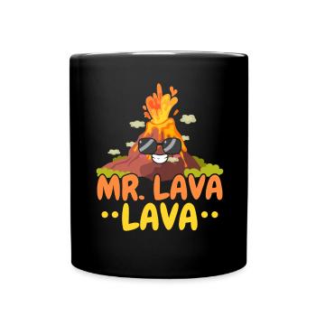 M. Lave Lave Géologie Volcan Volcan Lave - Mug uni - noir - Devant
