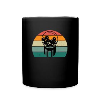 Bubble Gum Gumball Sweet Candy Machine Bubblegum - Mug uni - noir - Devant