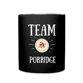 Porridge Cereal Grits Kasha Upma Rice And Oats - Full Colour Mug - black - Front