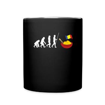 Mamaliga Bouillie moldave roumaine Polenta - Mug uni - noir - Devant