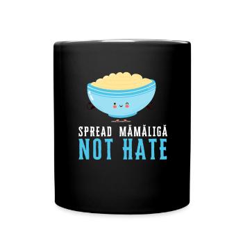 Mamaliga Bouillie moldave roumaine Polenta - Mug uni - noir - Devant