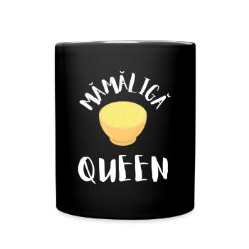 Mamaliga Bouillie moldave roumaine Polenta - Mug uni - noir - Devant