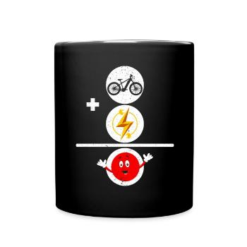 Electric Bike E-Bike Ride Bike Lovers Fahrra - Full Colour Mug - black - Front