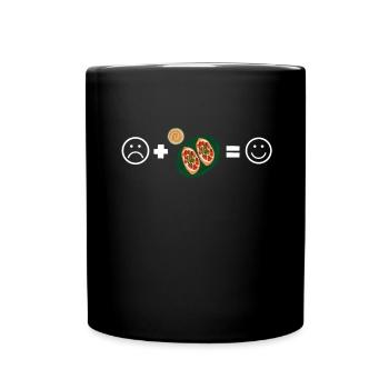 Zacusca Mamaliga Romanian Moldovian Romanian Food - Tasse einfarbig - Schwarz - Vorne