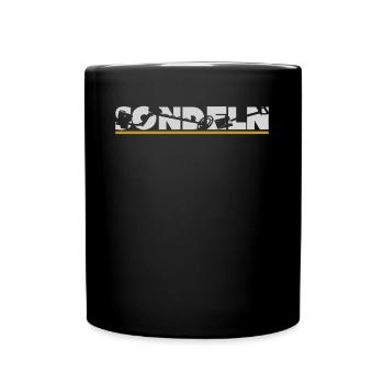 Sondeln Witz Metalldetektor Sondler - Tasse einfarbig - Schwarz - Vorne