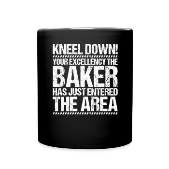 Baker Baking Baker Bakery Baking - Full Colour Mug - black - Front
