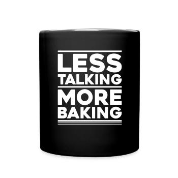Baker Baking Baker Bakery Baking - Full Colour Mug - black - Front