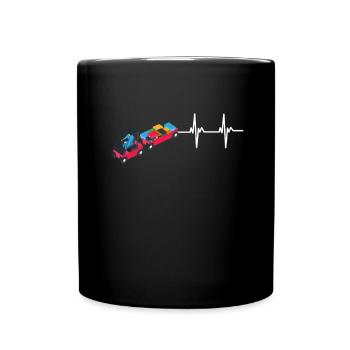 Baggage Handler Airfield Airport Worker - Full Colour Mug - black - Front
