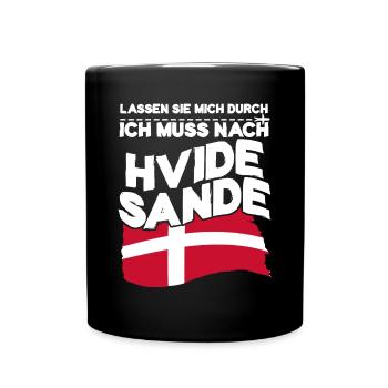 Hvide Sande Ringkøbing Fjord - Tasse einfarbig - Schwarz - Vorne