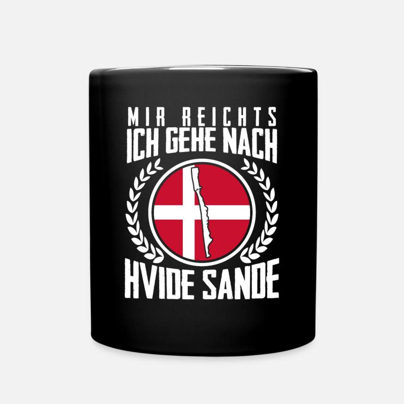 Hvide Sande - Tasse einfarbig - Schwarz