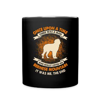 Once upon a time - Berner Berg - Full Colour Mug - black - Front