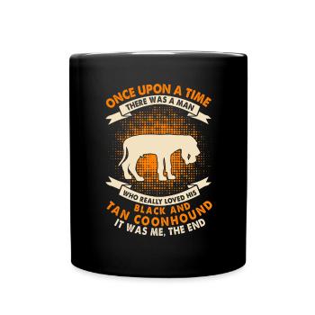 Il était une fois - Black and Tan Coonhound - Mug uni - noir - Devant