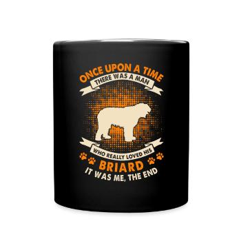 Einmal - Briarde - Tasse einfarbig - Schwarz - Vorne