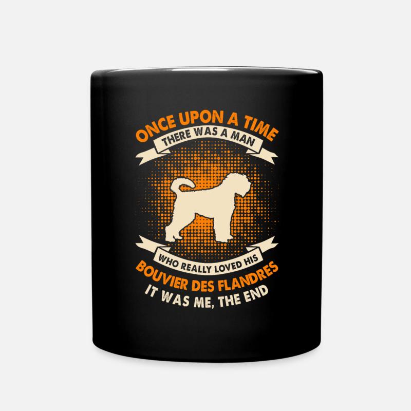 Einmal - Bouvier Des Flandres - Tasse einfarbig - Schwarz