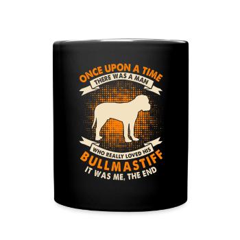 Once upon a time - Bullmastiff - Full Colour Mug - black - Front