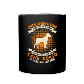 Il était une fois - Cane Corso - Mug uni - noir - Devant