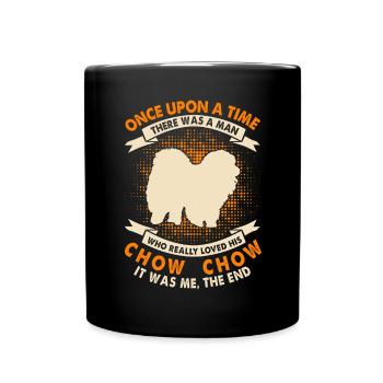 Es War Einmal - Chow-Chow - Tasse einfarbig - Schwarz - Vorne