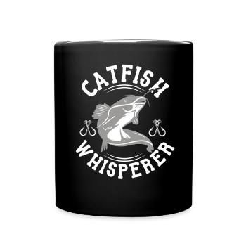 Catfish Whisperer - Wels Catfish Hunter - Tasse einfarbig - Schwarz - Vorne
