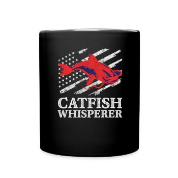 Catfish Whisperer - Wels Catfish Hunter - Tasse einfarbig - Schwarz - Vorne