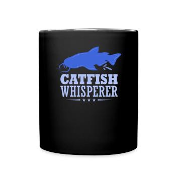 Catfish Whisperer - Wels Catfish Hunter - Tasse einfarbig - Schwarz - Vorne