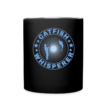Catfish Whisperer - Wels Catfish Hunter - Tasse einfarbig - Schwarz - Vorne