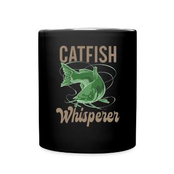 Catfish Whisperer - Wels Catfish Hunter - Tasse einfarbig - Schwarz - Vorne