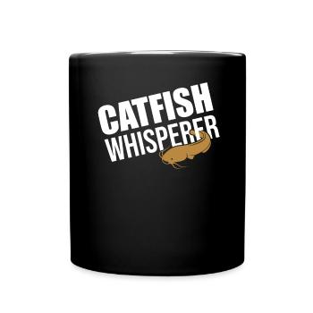 Catfish Whisperer - Wels Catfish Hunter - Tasse einfarbig - Schwarz - Vorne