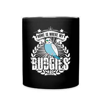 Perruche Perruches Perruches Perruches - Mug uni - noir - Devant