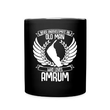 Île d’Amrum Mer du Nord - Mug uni - noir - Devant